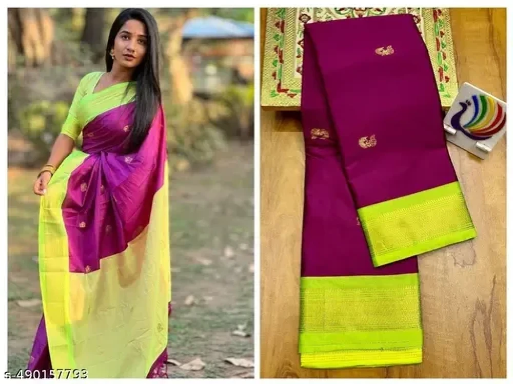 Hani Tex Best Selling Yeola Paithani Cotton Silk Saree: The Ultimate Indian Saree || Zari Border Cotton Silk Paithani Saree||