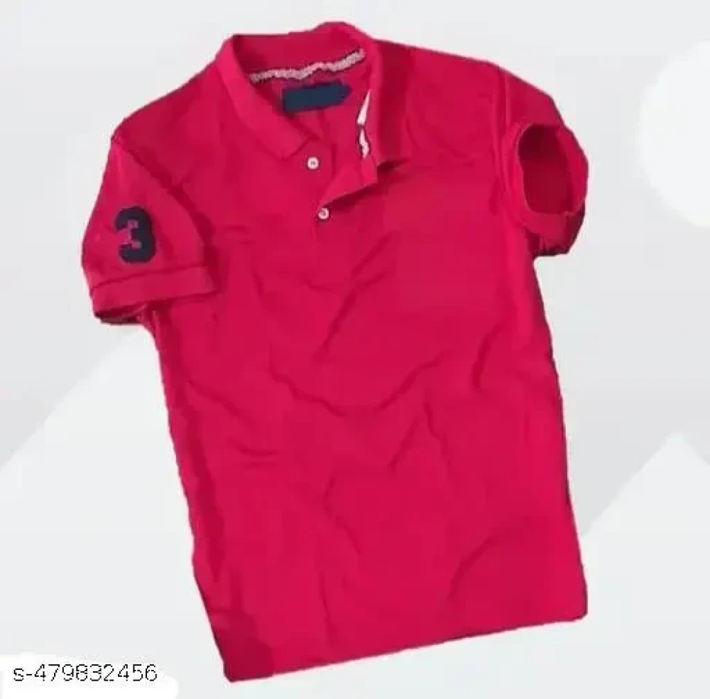 STYLISH AND COMFORTABLE REGULAR HALF SLEEVE MATTY POLO T-SHIRT FOR MEN